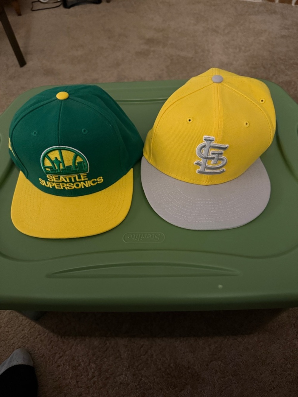 Green & Yellow Kids Snapback Hat